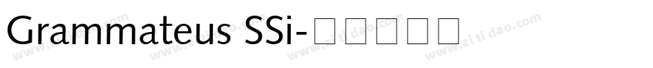 Grammateus SSi字体转换